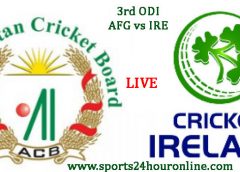 AFG vs IRE 3rd ODI