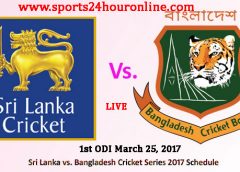 SL vs BAN 1st ODI March 25, 2017