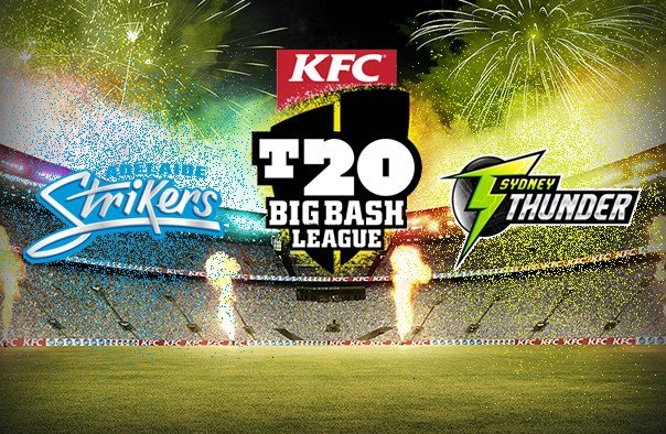 Network Ten Live Broadcast ADS vs SYT Match - Big Bash League 2017-18