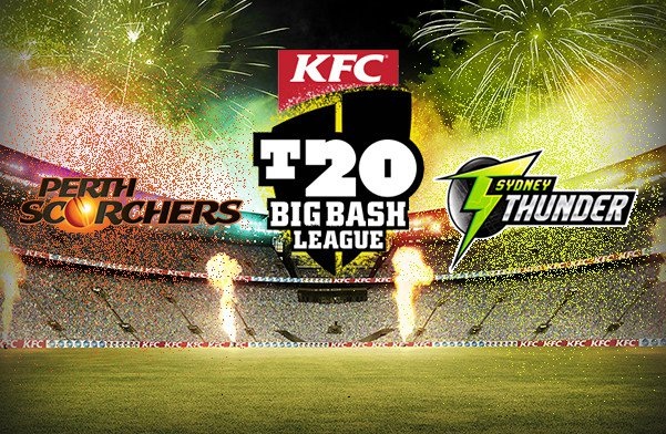 SYT vs PRS Live Streaming 25th Match BBL 2017-18, Official Broadcaster, TV channels - Sydney Thunder vs Perth Scorchers