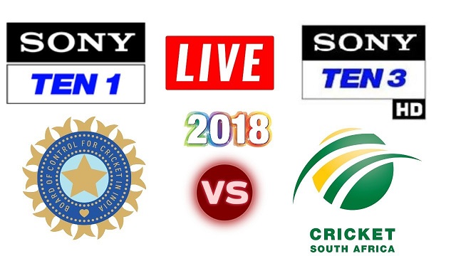 Sony Ten Live Broadcast India vs South Africa