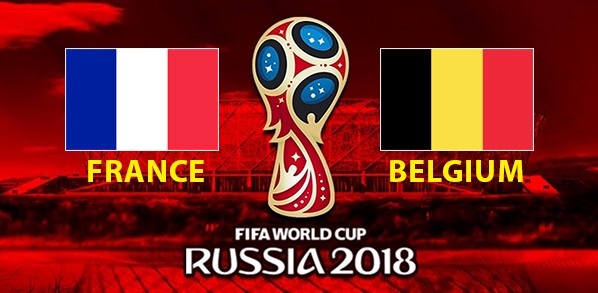 France vs Belgium Semi Final Live Stream of FIFA Football World Cup 2018