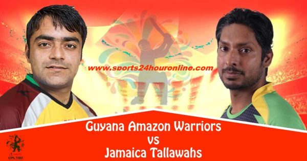JT vs GAW Live Streaming 11th Match of Caribbean Premier League 2018