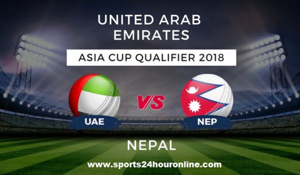 UAE vs NEP Live Streaming 4th Match of Asia Cup Qualifier 2018
