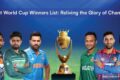 Cricket World Cup Winners List_ Reliving the Glory of Champions